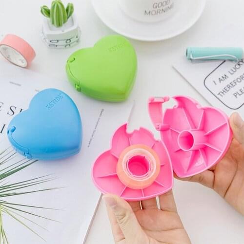 Kawai Fashion Gift Porh35 w54 Love Adhesive Tape DisStationery ser Masking Tape Creative SchoolChildren Storage Box