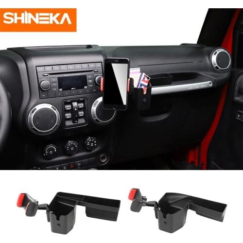 SHINEKA Co-pilot Armrest Storage Box For Jeep Wrangler JK 2010 Car Glove Storage Box Accessory For Jeep Wrangler JK 2007-2017