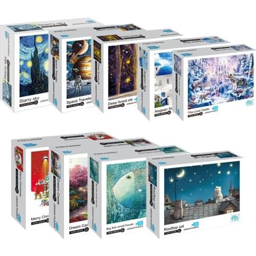 Space passenger star round 3D Puzzle cartoon puzzle toys childrens gift puzzle toys Jigsaw Puzzles Educational Toys