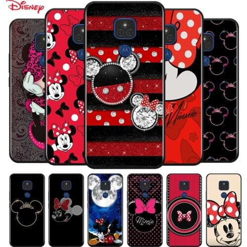 Disney Minnie Bow For Motorola G9 G8 G Stylus Power One Fusion Hyper Edge E7 E6 Plus Play Lite Soft Phone Case
