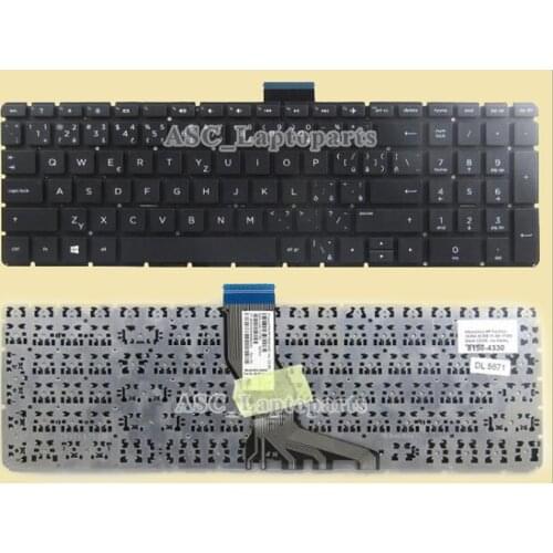 New Czech Slovakian Keyboard for HP home 15-bw000 15-bw004nc 15-bw005nc 15-bw058nc 15-bw059nc 15-bw060nc 15-bw062nc Black