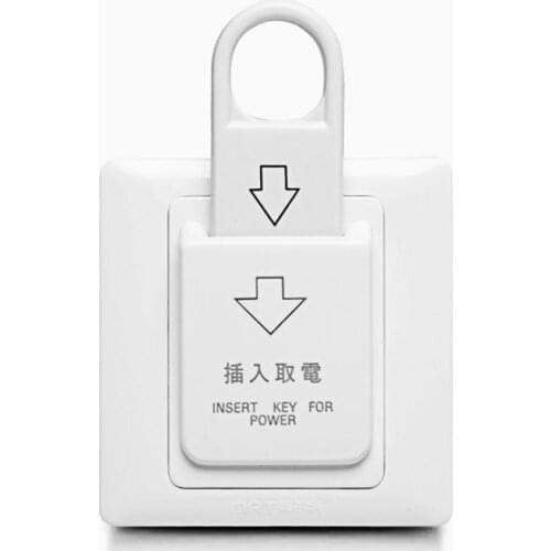 New Computer Cables Type 86 Special IAdmission Key Card Emergy Conservation 86x86x37mm 220 V 40 A Insert Card Switch Connectors