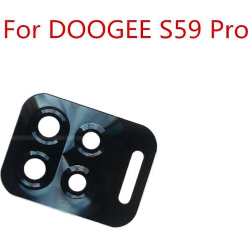 New Original For DOOGEE S59 PRO Phone Rear Back Camera Lens Glass Spare Part Screen Protective For DOOGEE S59 Pro