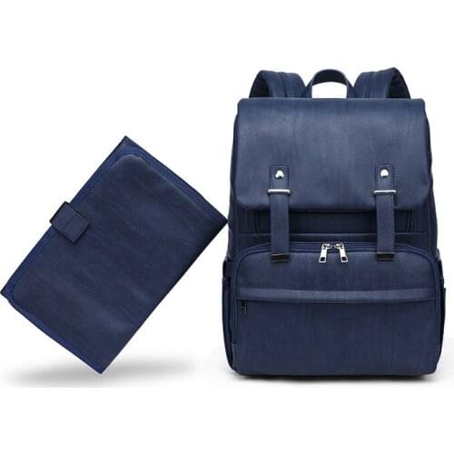 New Style Attack-PU Leather DiaperFashion Mummy Maternity Nappy Bag Large Capacity Baby Bag Travel Backpack Designer