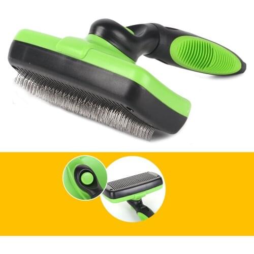 Professional All-in-one Self Cleaning Slicker Dog and Cat Brush Pet Grooming Tools Strong Durable Puppy Pets Hair Comb Groomer