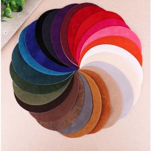 Simple Oval Elbow Knee Embroidered Patch for Clothing Iron Sewing Applique Shoes Bags Stickers Badge DIY Patch for Jeans Jackets