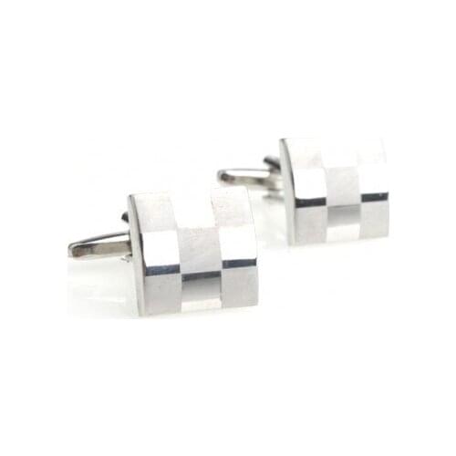 Siver Laser Cufflink 15 Pairs Free Shipping