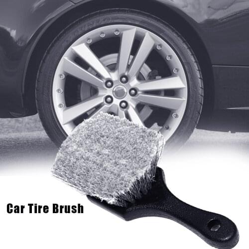 Car Beauty Hub Brush Car Tire Cleaning Brushes Detailing Brush For Auto Wheel Rim Scrub Brush Cars Washing Cleaning Tool