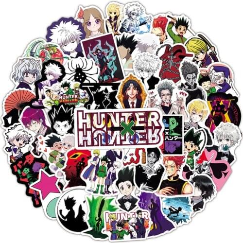 10/30/50PCS HUNTER×HUNTER Anime Stickers Skateboard Fridge Guitar Laptop Motorcycle Luggage Cartoon Decals Sticker Fun for Kids