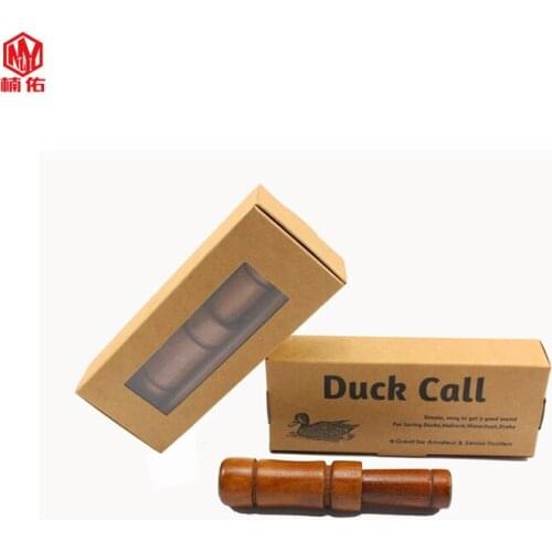 11 CM Outdoor Hunting Whistle Wooden Hunting Supplies Loud Duck Whistle Pheasant Wild Duck Attractor