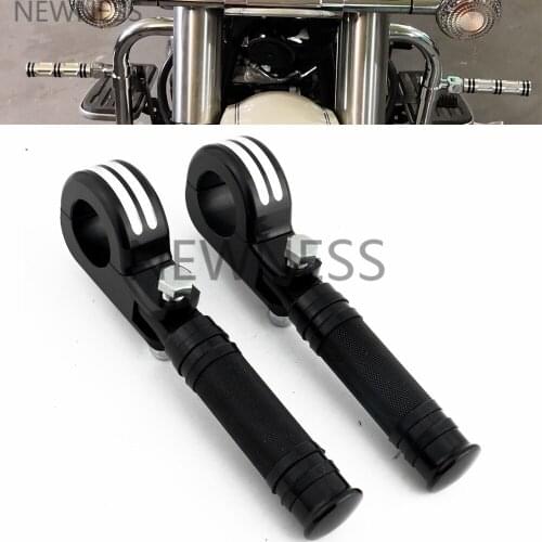 Universal Highway Pegs Footpeg & Mount Motorcycle 32mm 38mm Highway Bar Foot Pegs Footrest For Harley Sportster Softail XL Dyna