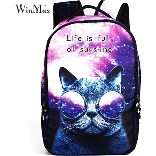 Winmax Teenage Boys Travel School Bags Feminine Backpack Bag Female Mens Backpacks Women Schoolbags Male Girls Mochilas Escolar