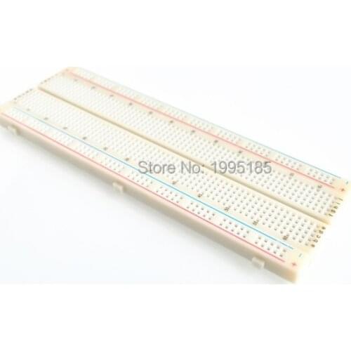 1pcs/lot Breadboard 830 Point Solderless PCB Bread Board MB-102 MB102 Test Develop DIY