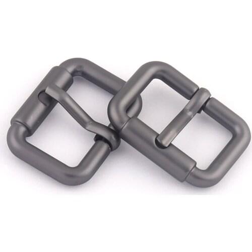22mm Gunmetal Adjustable Belt Buckle Slide Bar Metal Purse Clasp Bag Strap Buckle Handbag Strap Webbing Hardware Bag Luggage