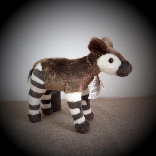 30cm Okapia johnstoni Okapi figurine okapi plush toy plush toy African steppe animal