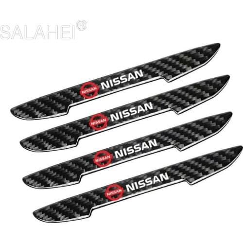 4pcs Auto Anti-Collision Car Door Bumper Strip Protector For Nissan X-Trail Juke Qashqai Micra Pulsar 2014 2015 2016 2017 2018