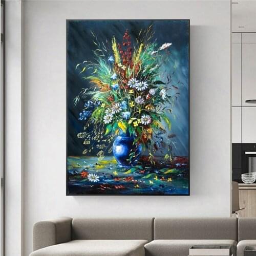 5D Diamond Painting Flower Diy Diamond Embroidery Daisy Cross Stitch Watercolour Poster Mosaic Diamond Art Poster Wall Painting