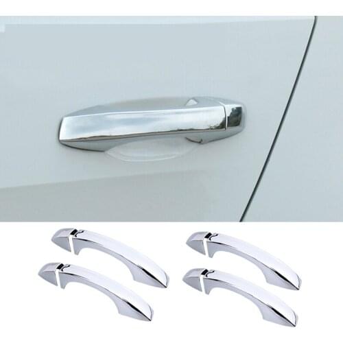 ABS Chrome Fit For Golf 7 MK7 2016 2017 2018 Accessories Car Door Handle Cover Decoration Trim Sticker Car Styling 8Pcs