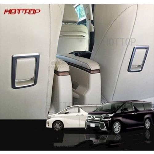 ABS Matte Car Chair Seat Safety Belt Buckle Tim Adjust Tightness For Toyota Alphard Vellfire 2016-2020 Styling Accessories