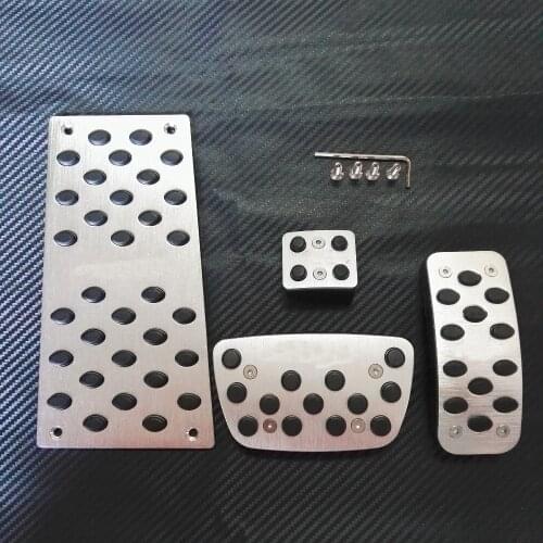 TTCR-II Accessories For Toyota Highlander Auto AT 2012 2013 2014 2015 Styling Accelerator Brake Footres Pedal Stickers Cover