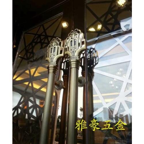 Antique bronze European style wooden door handle door handle with the handle of the door glass door handle Chinese