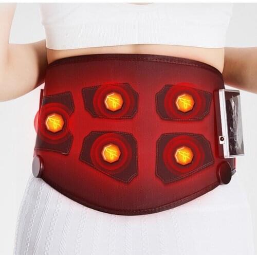 EMS Heating Belt Slimming Massage Electric Pulses EMS Trainer Muscle Stimulator Acupuncture Tens Physiotherapy Myostimulator