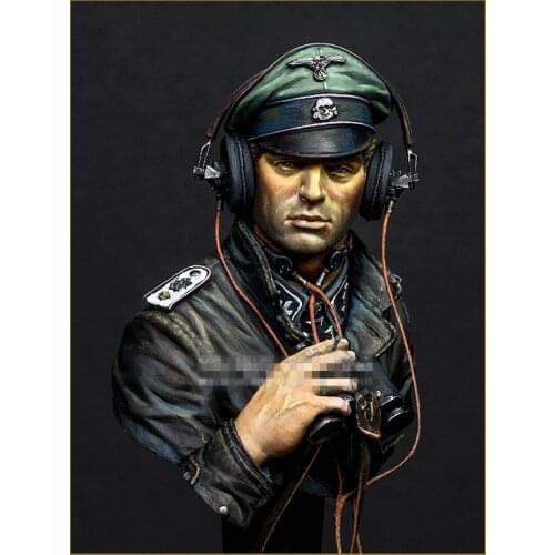 1/10 Risen Bust Model Kits German Waffen Ardennes 1944(II)(No etched sheet) Unassambled Unpainted