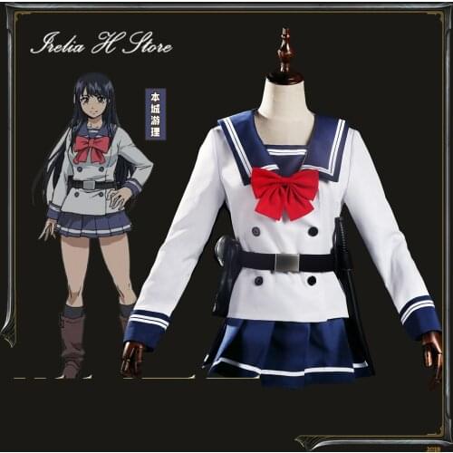 Anime HIGH RISE INVASION Cosplay Cosplay Costume Maid dress female