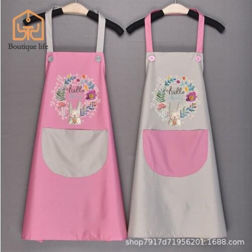 Cooking canvas apron for women kitchen waterproof oil-proof kitchen apron japanese apron adult bibs linen apron restaurant apron