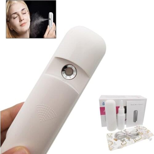 Eyelash Extension Nano Mister Mini Portable Nano Facial Steamer Machine Facial Vaporizer Nano Cool Mist Sprayer USB Rechargeable