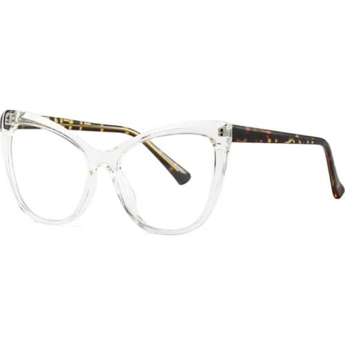 FENCHI TR90 Cat Eye Clear Computer Glasses Women Men Anti Blue Light Blocking Glasses Optical Gaming Eyewear