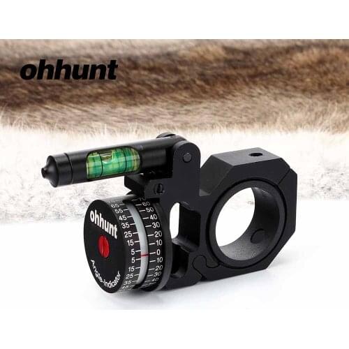 Ohhunt Tactical Angle Cosine Indicator with Bubble Level 25.4mm 30mm Rings Rifle Tube Sight Riflescope Scope Mount Holder