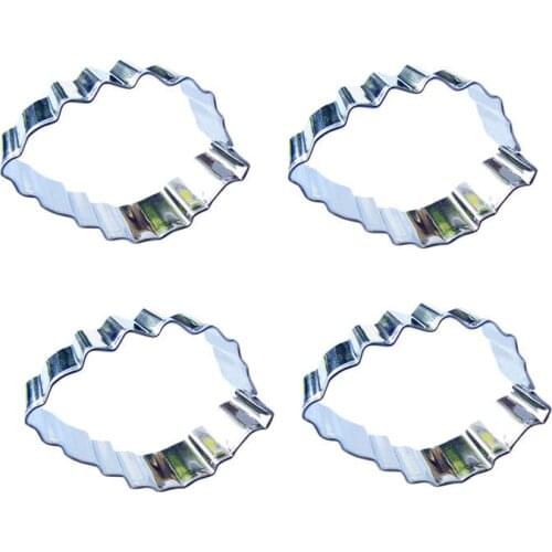 Fallen Leaves shape 4 piece biscuit cutting molds, baking tools, cake decorating soft candy tools