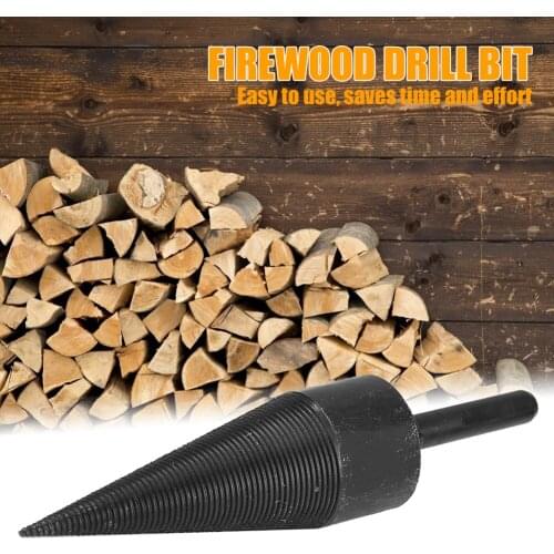 42mm Firewood Splitter Drill Bit Wood Split Cone Woodworking Drilling Bit Woodworking Tools