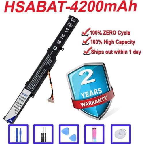 Top Brand 100% New Battery for ASUS GL752JW GL752 GL752VL GL752VW N552 N552V N552VW N752 N752V N752VW N752VX A41LK9H in stock