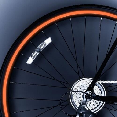 Bicycle Wheel Sticker Reflective Rim Stripe Tape Bike Stickers Cycling Accessories