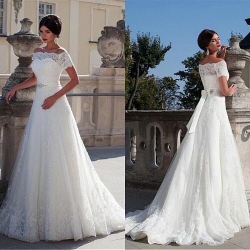 YFANLYNXCI Lace Wedding Dresses