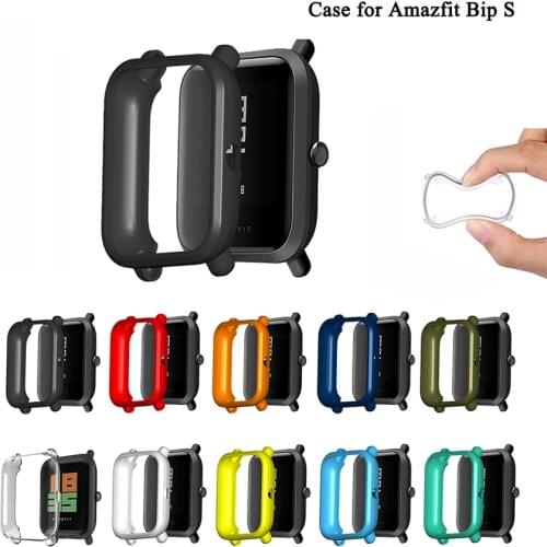 Soft TPU Protection Silicone Case Cover For Huami Amazfit Bip S Watch SmartWatch Watachband Sporting Goods Accessories
