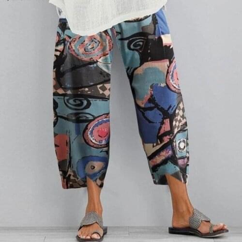 2021 Women Streetwear Pants Casual Loose Pockets Pantalon Harem Trouser Elastic Waist Sweatpants Plus Size