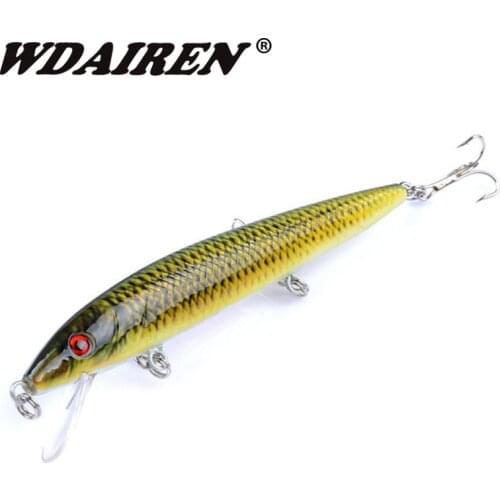 1Pcs Minnows Fishing Lure 12cm 13.5g Japan Artificial 3D Painted Swimbait Hard Baits Wobblers Bass Pesca Fishing Tackle FA-418