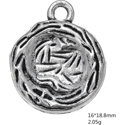 2021 NEW Zinc Alloy Bird Nest Accessories Charms for jewelry making charms for bracelets