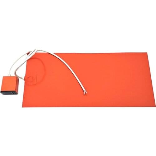 220v 250C 2000w 300*700*1.5mm Silicone Rubber Heat Bed for 3d printer
