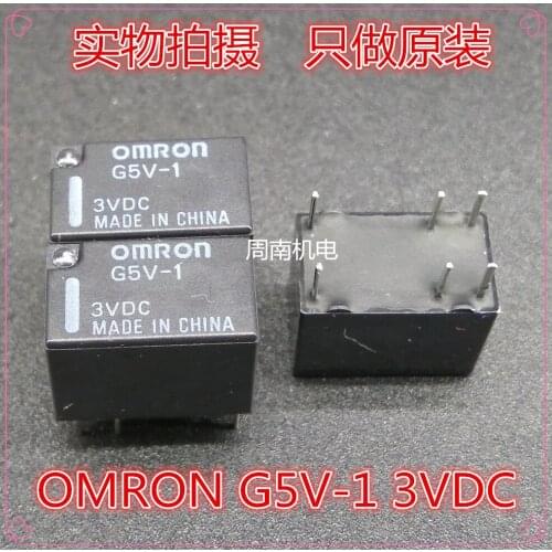 5Pcs/Lot Relay G5V-1-3Vdc G5V-1-Dc3V G5V-1 3Vdc 1A Dip6 New And Original