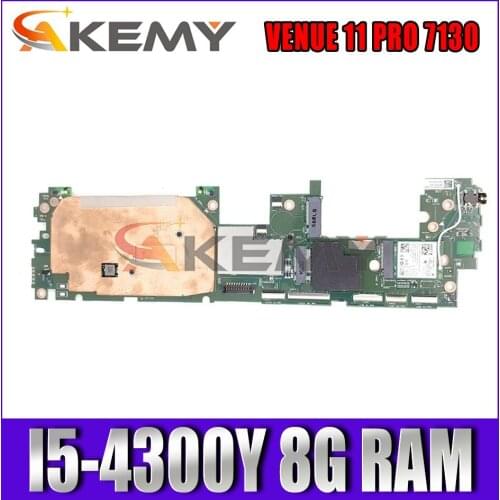 Akemy Motherboard For DELL Venue 11 pro 7130 I5-4300Y 8G ROM CN-02HGGH 2HGGH Brand New Tablet Mainboard