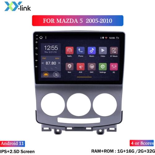 9 inch touchscreen Android 8.1 Car Radio multimedia Player for Mazda 5 2005-2010 GPS Navigation accessories usb no 2 din dvd dvr