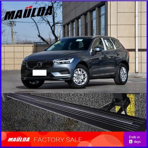 Car Accessories High quality aluminium alloy Automatic scaling Electric pedal side step running board for XC60 2018
