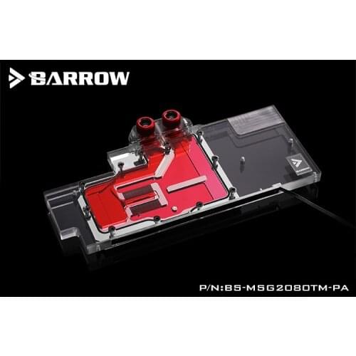 Barrow BS-MSG2080TM-PA Water Cooling Block for MSI RTX2080Ti Gaming X Trio