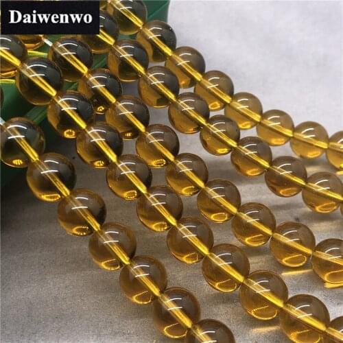 Brown Quartz Crystal Beads 4-12mm Diy for Handmade Bracelet Jewelry