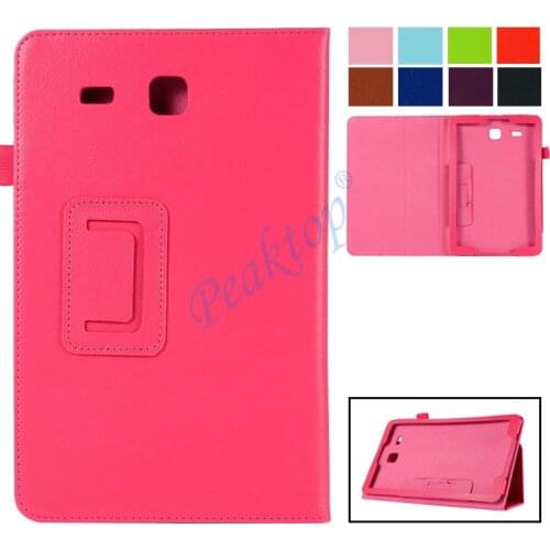 For Samsung Galaxy Tab E 9.6 T560 T561 Magnetic Tablet Case Folding Flip Stand Cover PU Leather Case for Tab E 9.6 SM-T560