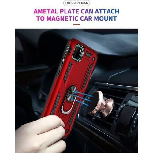 10pcs/lot Armor Phone Case For Huawei Y7P Y6P Y5P Honor Play 4T 9A 9S 9X 20 P Smart 2020 Pro 2019 Y9S Nova 5T Car Ring Bracket